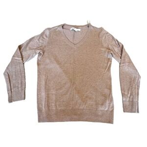Amazon Essentials Women's V Neck Lightweight Sweater Brown Size Medium. NWOT